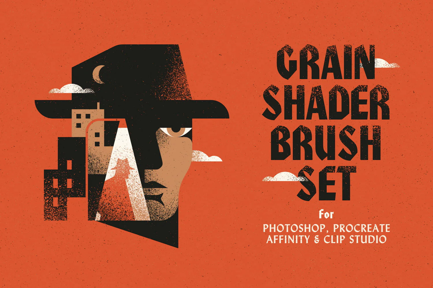 Grain Shader Brush Set for Photoshop - GenZ Academy-GenZ Academy