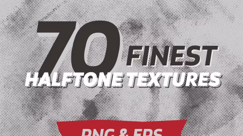 70 Halftone Textures Pack-GenZ Academy