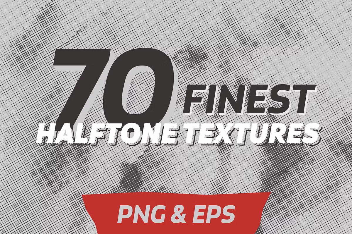 70 Halftone Textures Pack - GenZ Academy-GenZ Academy