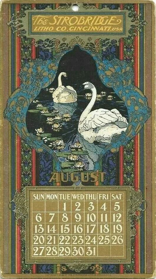 Lịch thiết kế trang trí theo phong cách Art Nouveau của Pháp đầu thế kỷ 20​ ​-GenZ Academy