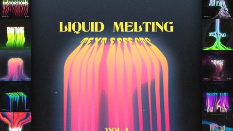 Liquid Melting Text Effects Vol.1-GenZ Academy