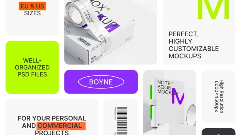 Boyne, Branding Mockups-GenZ Academy