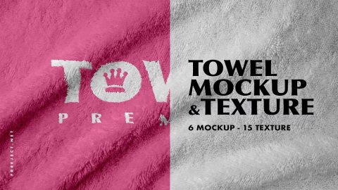 Towel Mockup & Texture Template-GenZ Academy