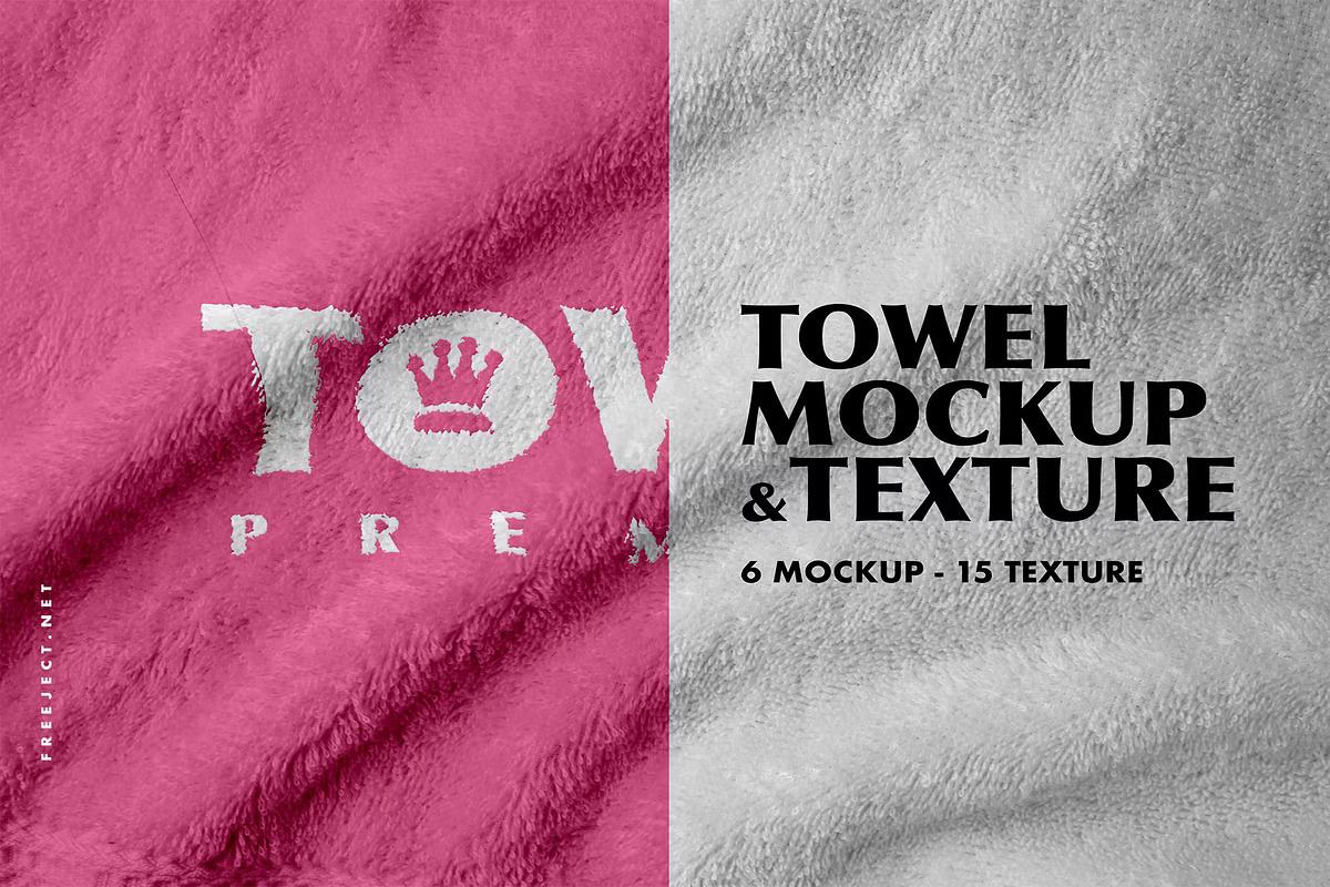 Towel Mockup & Texture Template - GenZ Academy-GenZ Academy