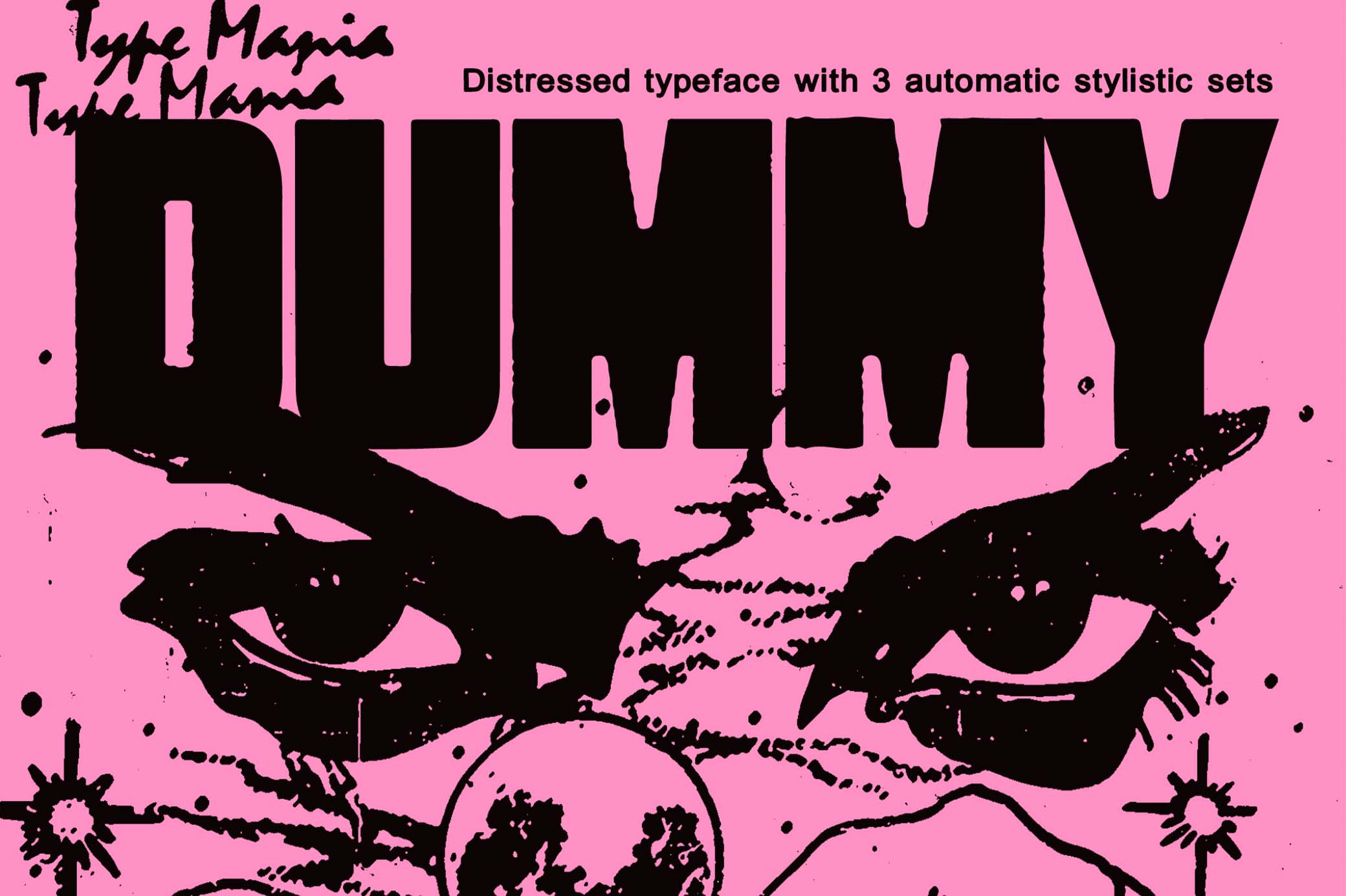 Dummy TM — Bold Distressed Type-GenZ Academy