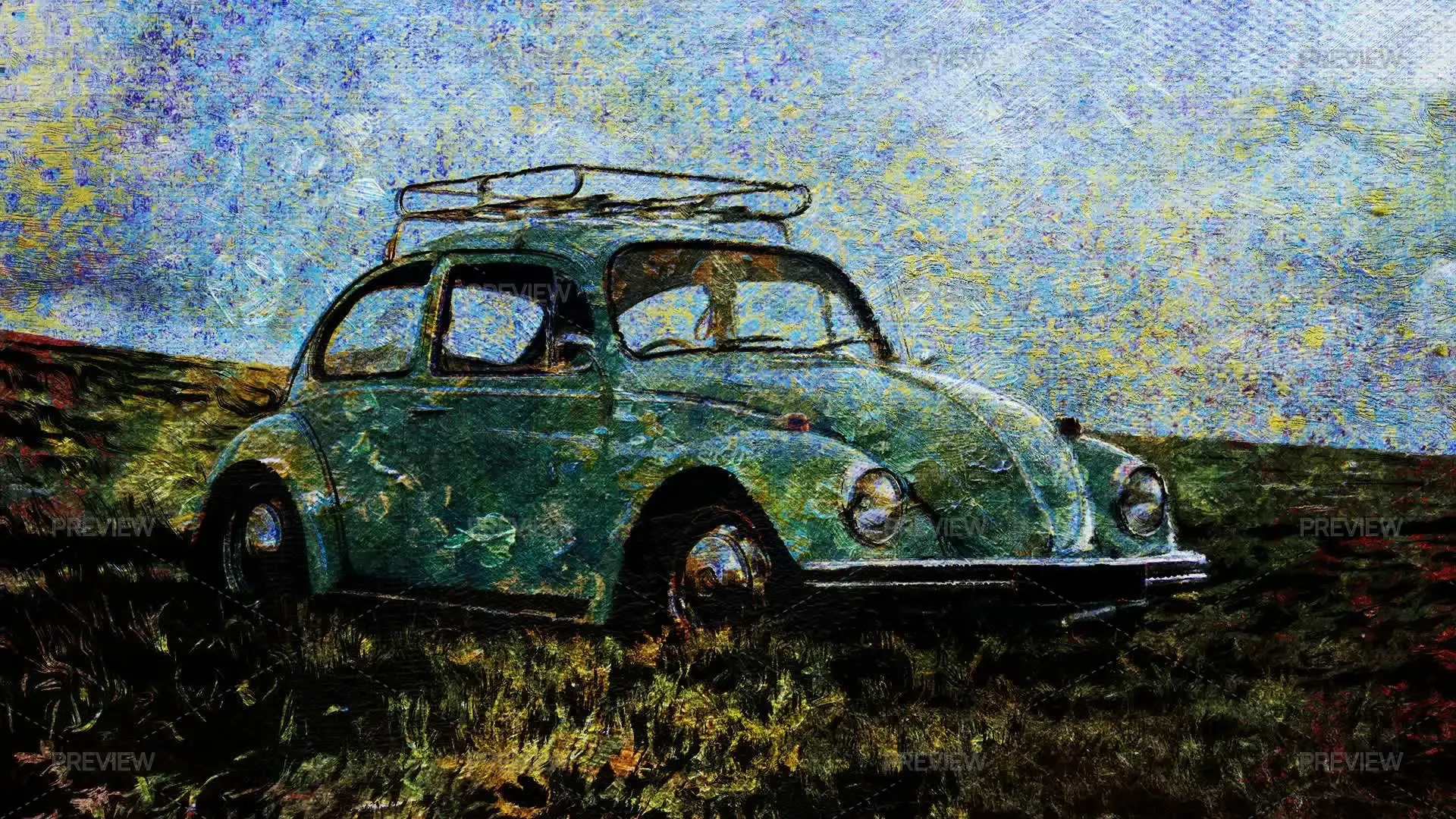 Abstract Oil Painting Photo Effect - GenZ Academy-GenZ Academy