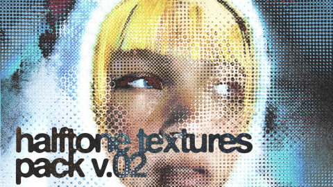 Full 200 Halftone Textures Pack V.02 7,9$ - Bộ Kết Cấu Halftone, Chất Lượng Cao-GenZ Academy