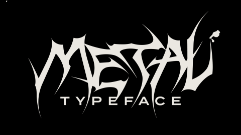 Metal Typeface-GenZ Academy