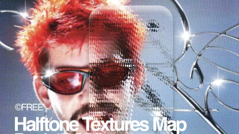 Free Halftone Textures Map Pack 8$ - Bộ Kết Cấu Halftone Chất Lượng Cao, Sẵn Sàng Sử Dụng!-GenZ Academy