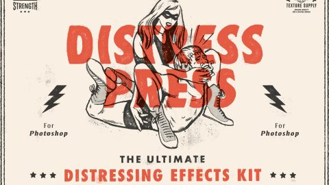 Distress Press for Photoshop - Công cụ Tạo Hiệu ứng Xước, Mờ, và Texture Chuyên Nghiệp-GenZ Academy
