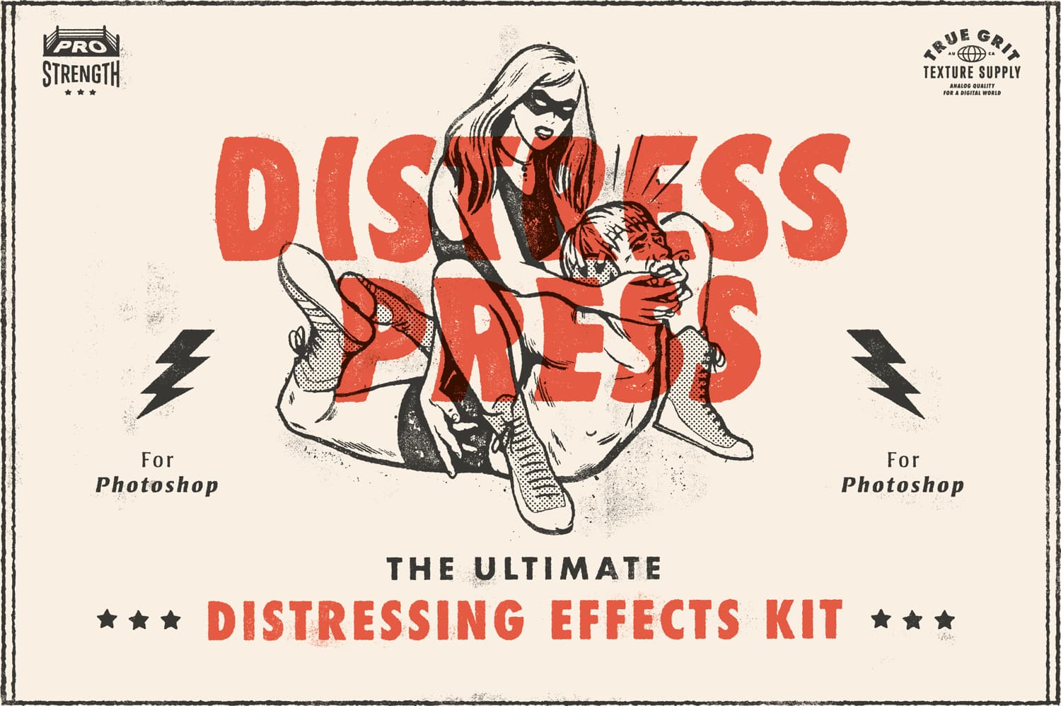 Distress Press for Photoshop - Công cụ Tạo Hiệu ứng Xước, Mờ, và Texture Chuyên Nghiệp-GenZ Academy