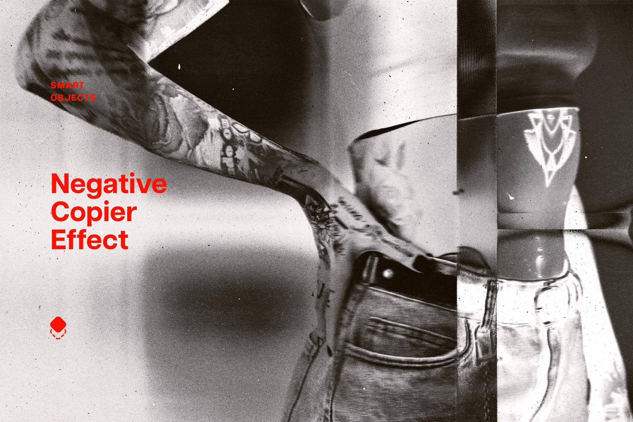 Negative Copier Photo Effect - Hiệu Ứng Máy Photocopy Cổ Điển, Tạo Nghệ Thuật Grunge - GenZ Academy-GenZ Academy