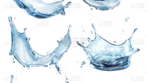 Gói Chất Liệu Thiết Kế Với Yếu Tố Splash Nước Xanh.-GenZ Academy