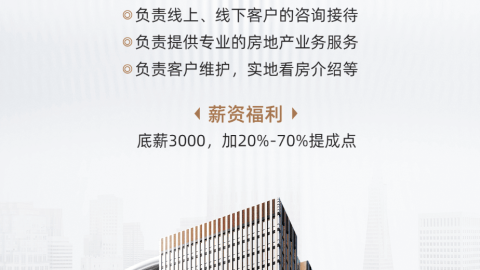 Tuyển dụng bất động sản, quảng cáo, kinh doanh hiện đại toàn màn hình poster dọc.-GenZ Academy