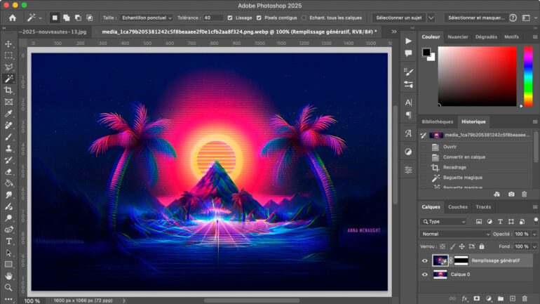 Giao diện Figma/Photoshop chỉnh sửa