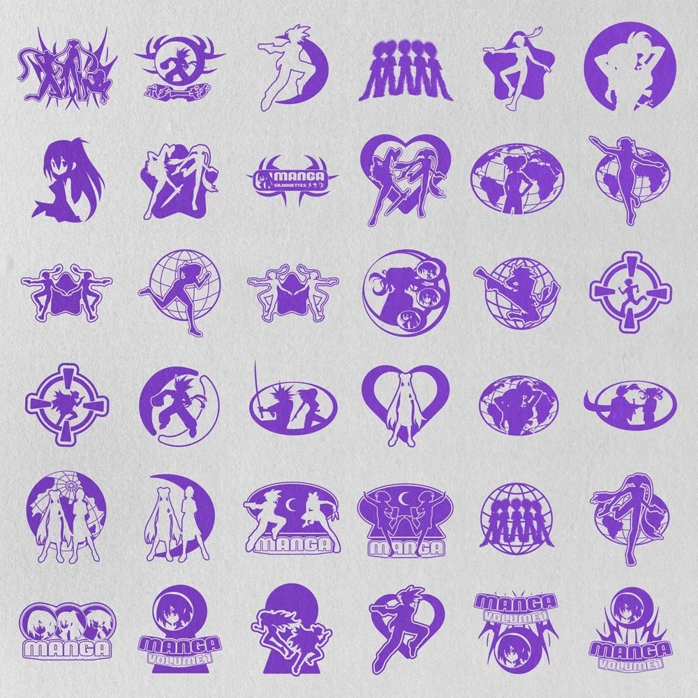 20250908231221324-Anime-Manga-Silhouettes-streetwear-graphics