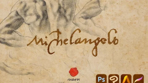 Michelangelo Mega Pack - Brushes-GenZ Academy