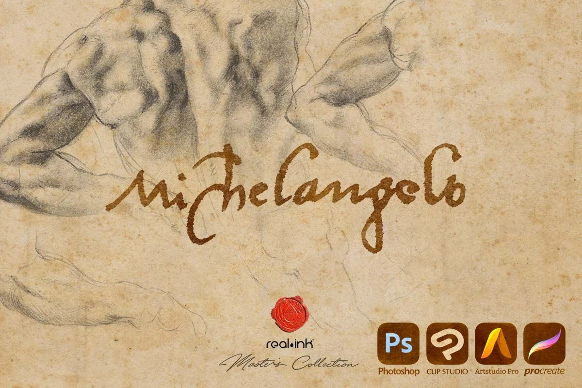Michelangelo Mega Pack - Brushes-GenZ Academy