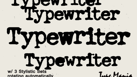Typewriter TM – Distressed Typer-GenZ Academy