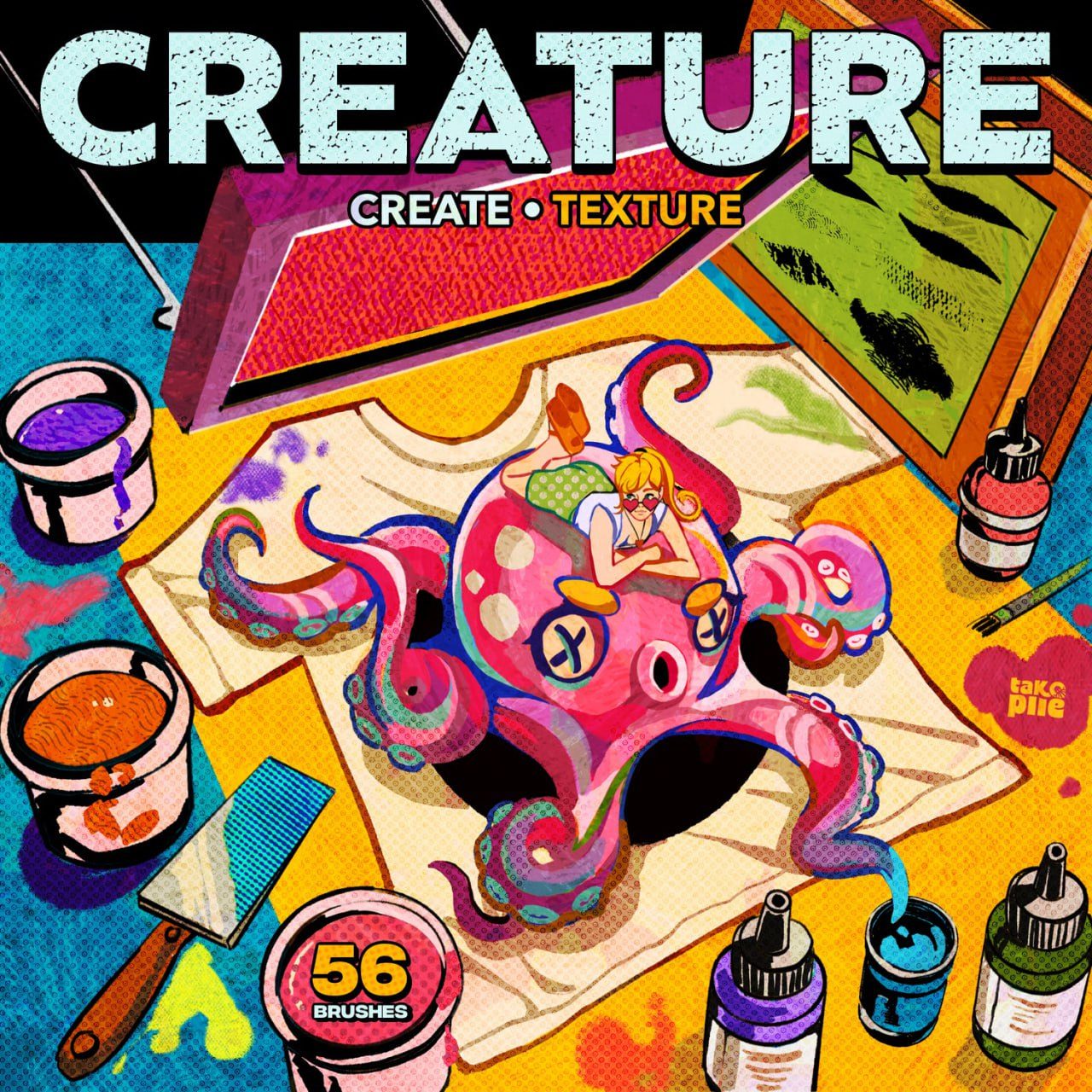 CREATURE: Create Texture Collection - Brushes for Procreate-GenZ Academy