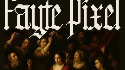 Fayte Pixel Retro Blackletter font 20$-GenZ Academy