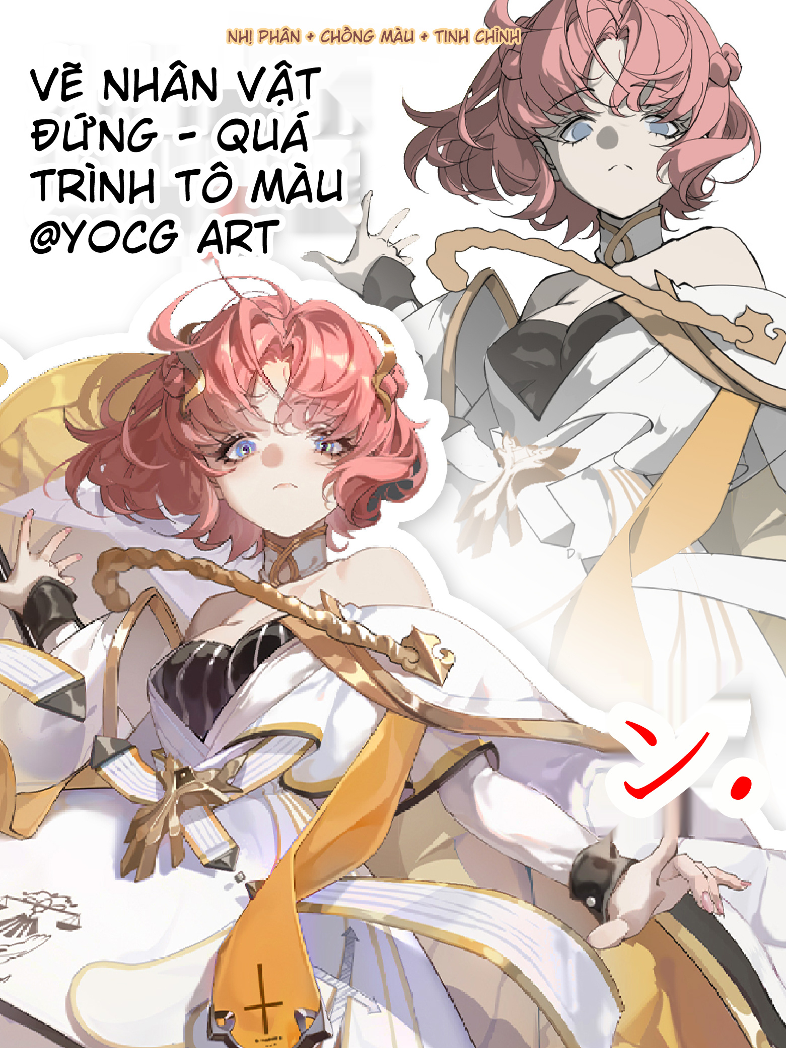 Tổng hợp nhanh quy trình vẽ fan art-GenZ Academy