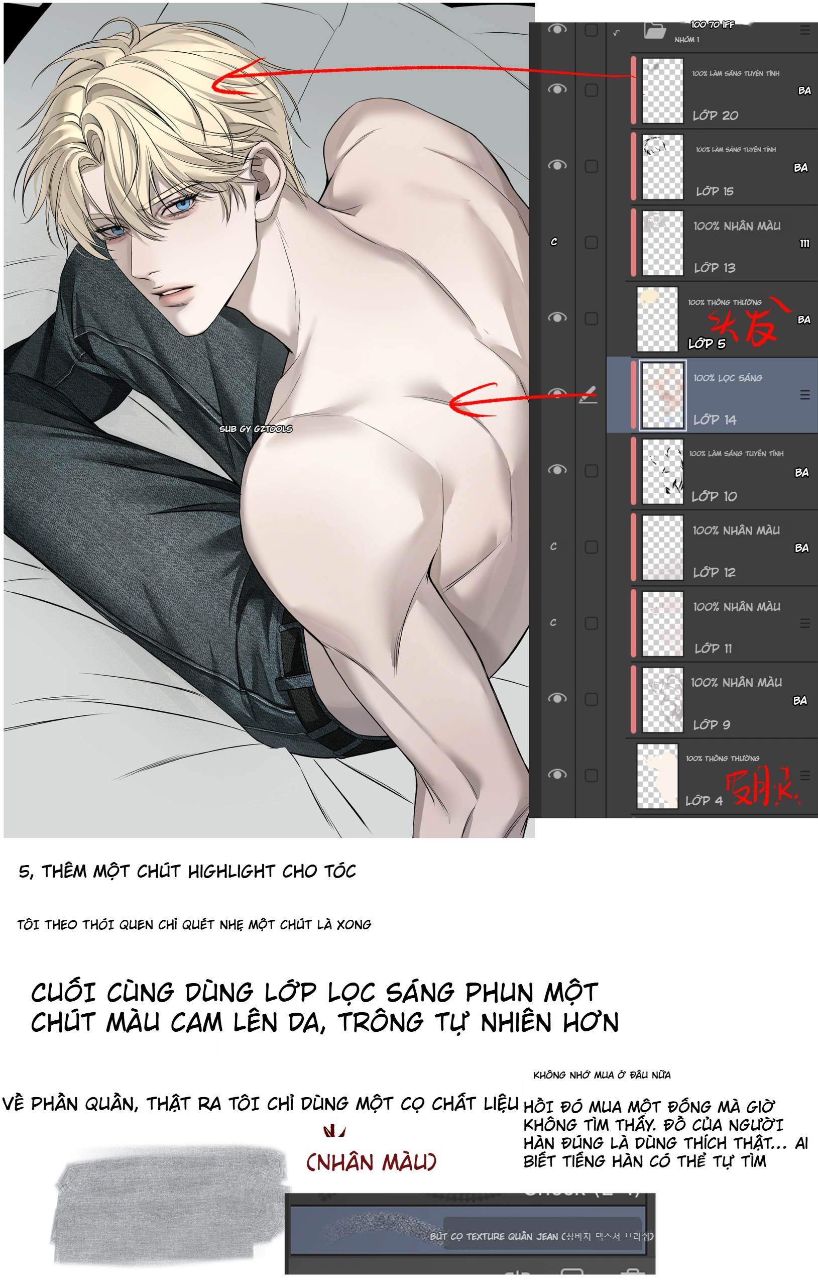 Cách Vẽ Anime Digital Painting: Từ Phác Thảo Đến Hoàn Thiện Với Kỹ Thuật Quang Lớp Nâng Cao 9 20251109151749360 5