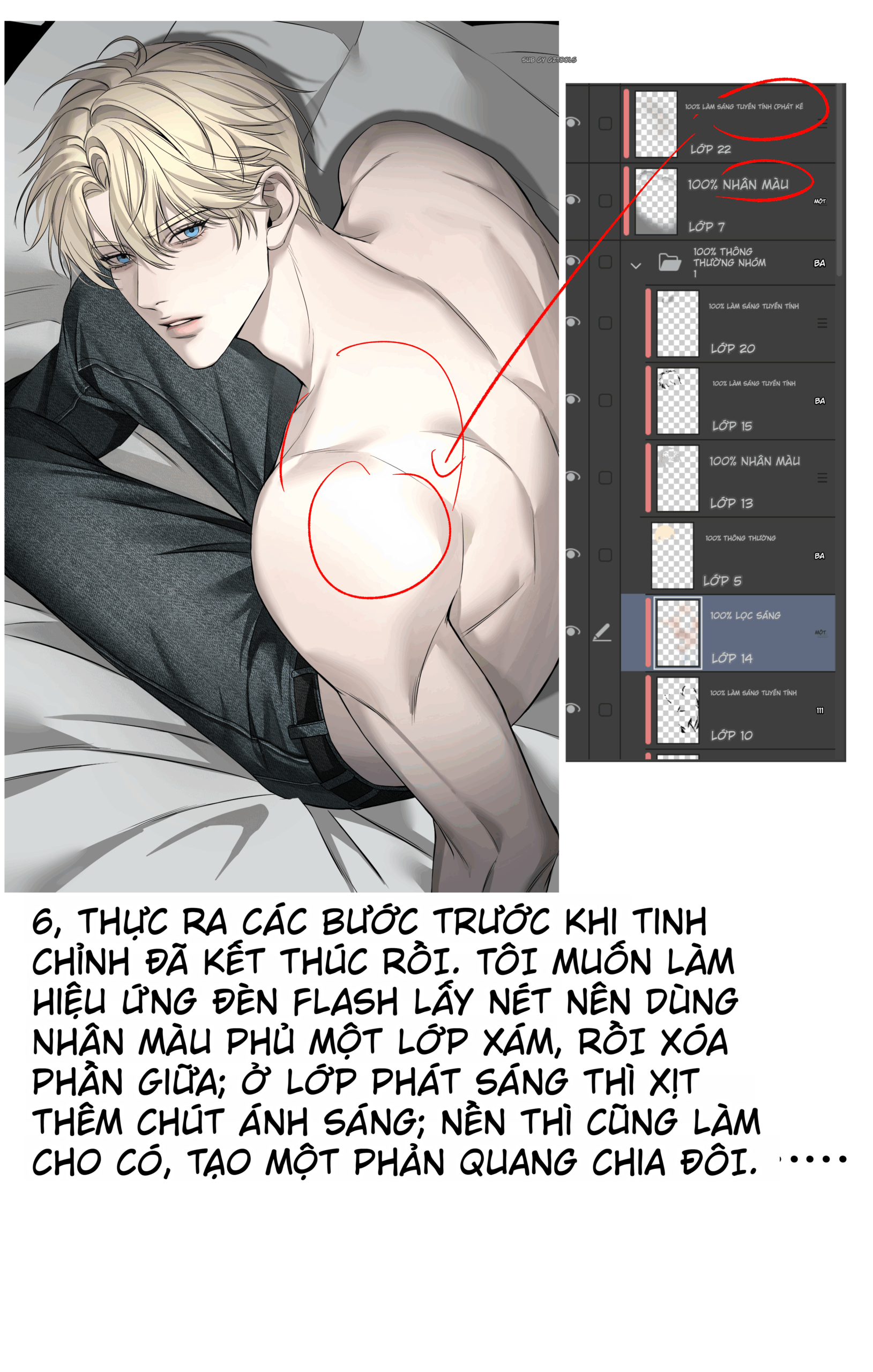 Cách Vẽ Anime Digital Painting: Từ Phác Thảo Đến Hoàn Thiện Với Kỹ Thuật Quang Lớp Nâng Cao 10 20251109151759424 6 tỷ lệ