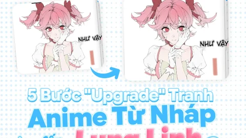 Hướng Dẫn Quy Trình Tô Màu Anime “Ảo Diệu”: Từ Line Art Đến Hoàn Thiện-GenZ Academy