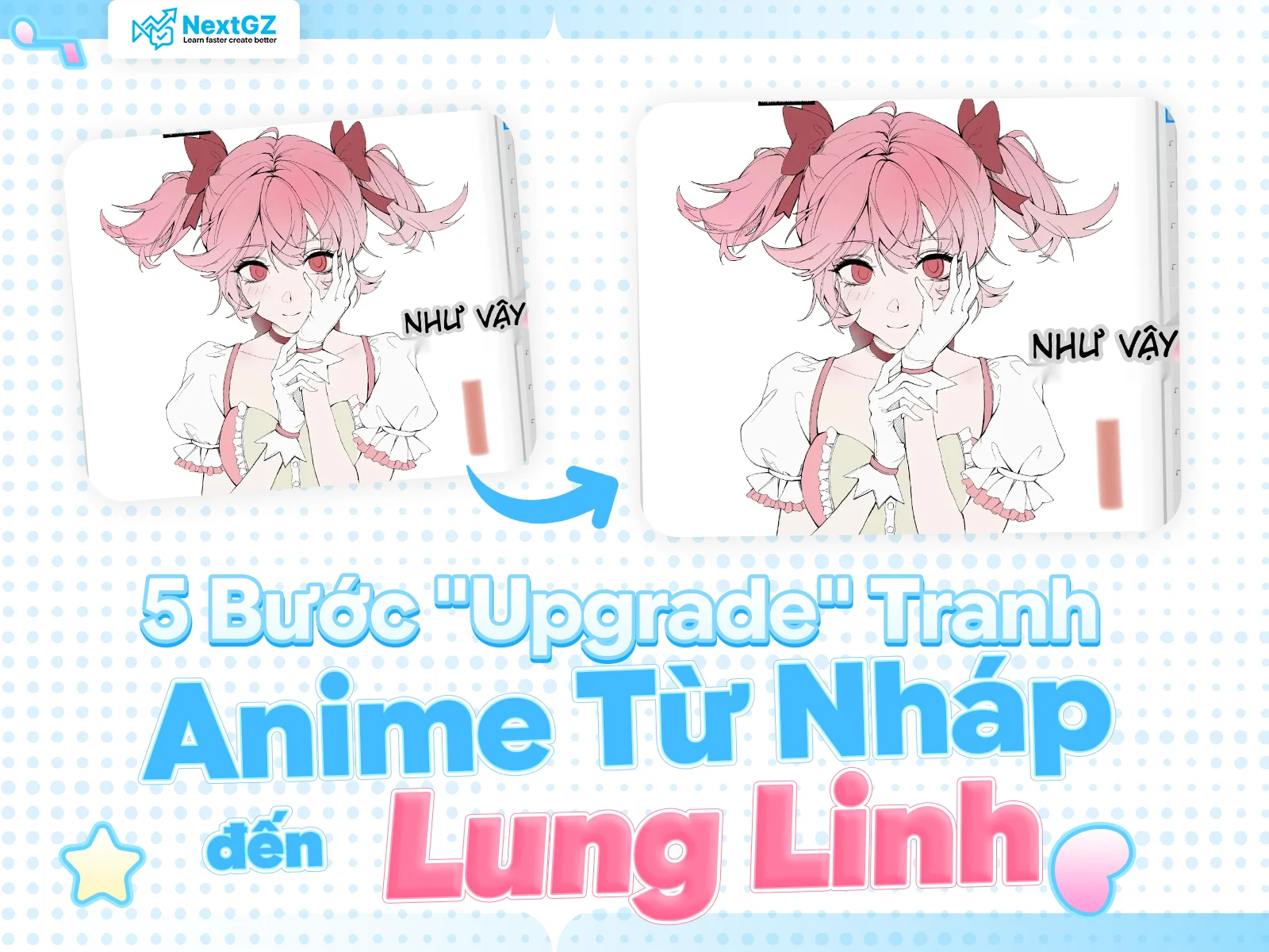 Hướng Dẫn Quy Trình Tô Màu Anime 