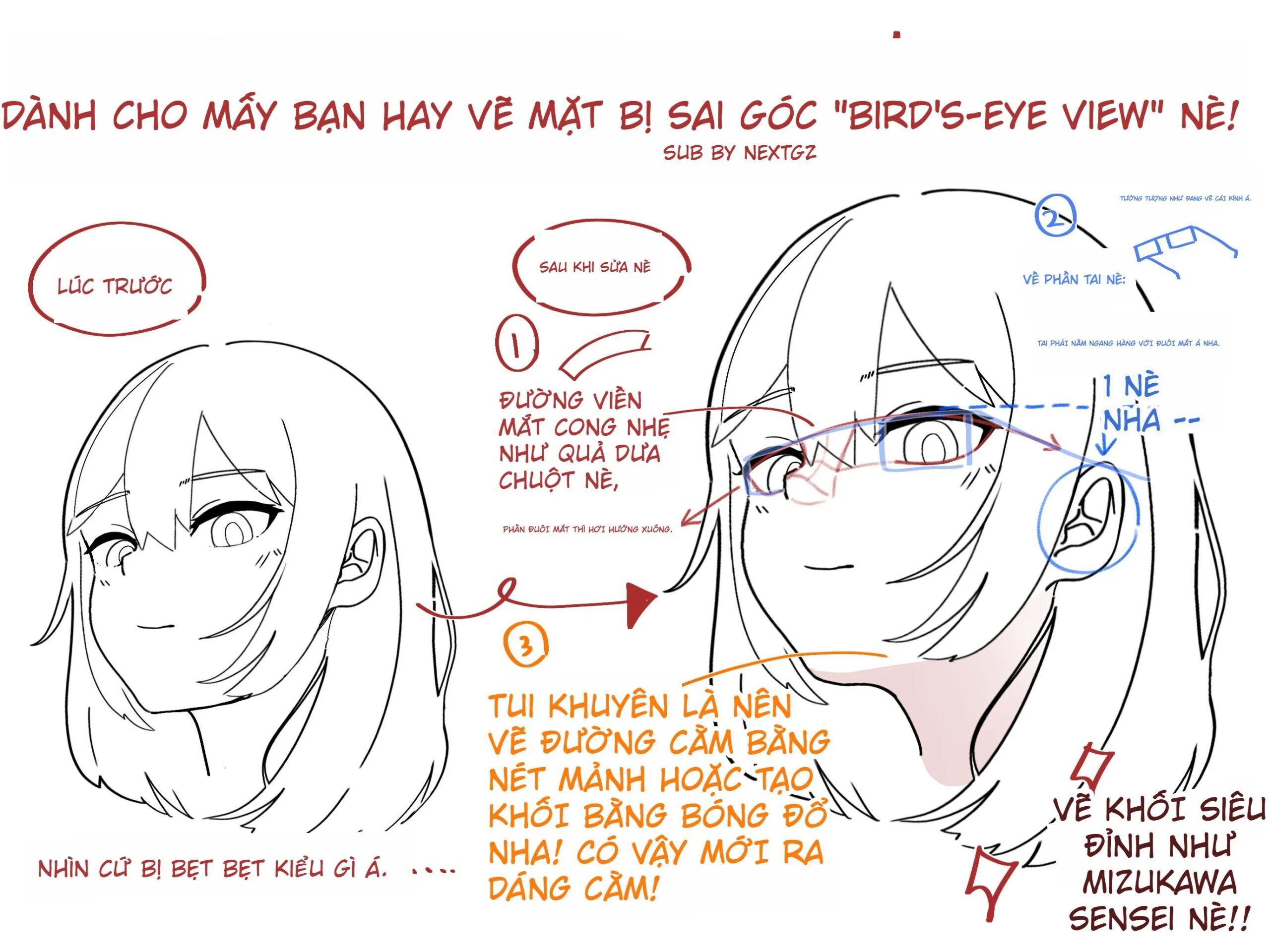Vẽ góc nghiêng từ trên xuống sao cho không bị “bẹt”?-GenZ Academy