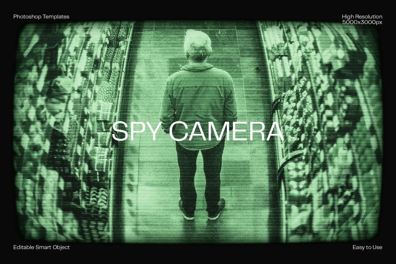 Spy Camera Photo Effect PSD-GenZ Academy
