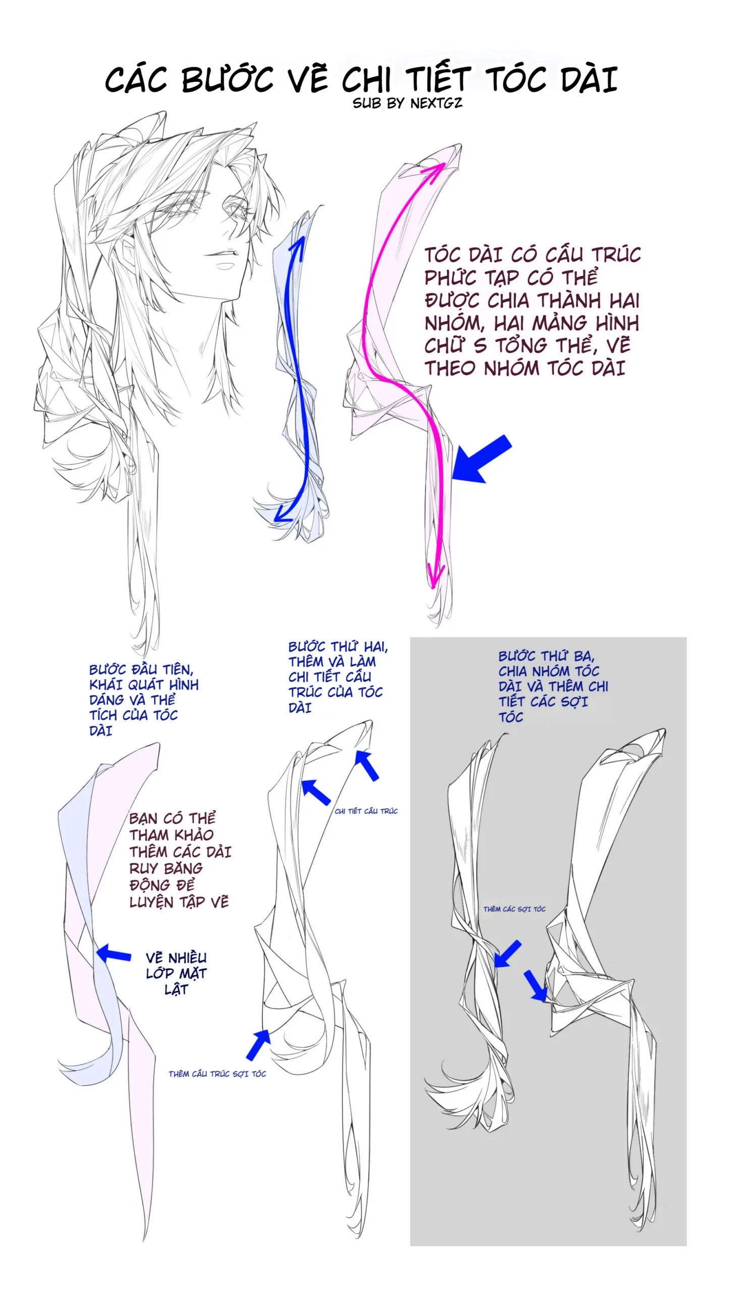 HƯỚNG DẪN VẼ TÓC MƯỢT MÀ, RÕ SỢI 2 20260210150704814-4