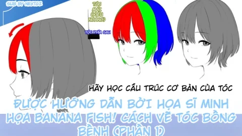 Bí quyết vẽ tóc bồng bềnh tự nhiên từ mọi góc độ (Phần 1)-GenZ Academy