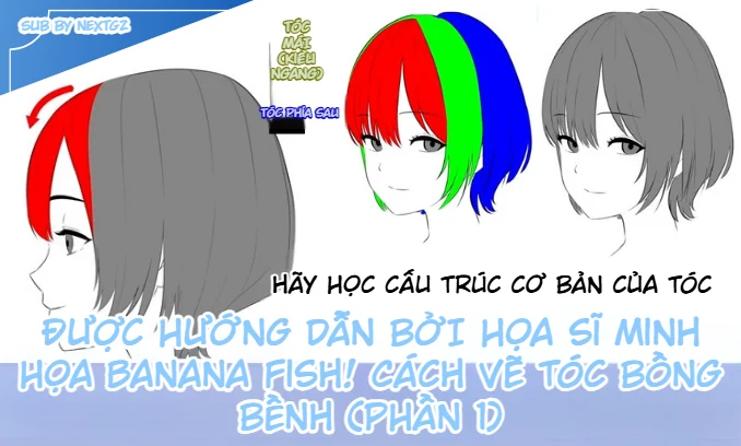 Bí quyết vẽ tóc bồng bềnh tự nhiên từ mọi góc độ (Phần 1)-GenZ Academy