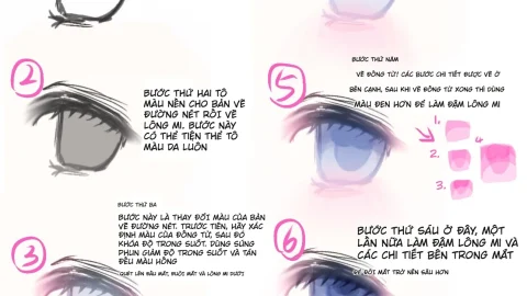 Cách vẽ mắt anime đẹp bằng hình ảnh: hướng dẫn chi tiết 9 bước cho người mới-GenZ Academy