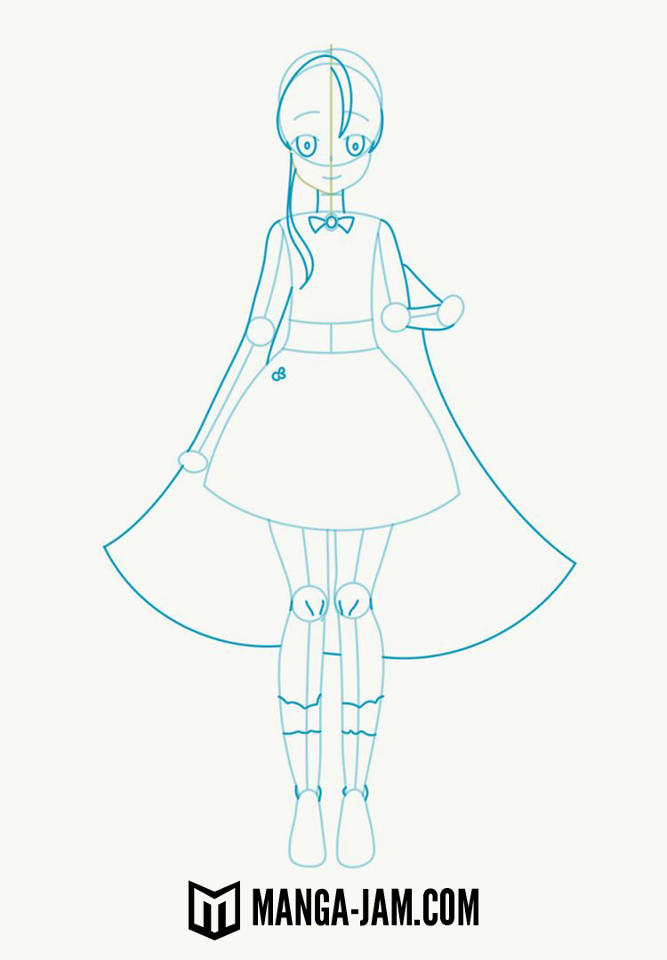 How to Draw Tsunomaki Watame from hololive 4th Generation 03