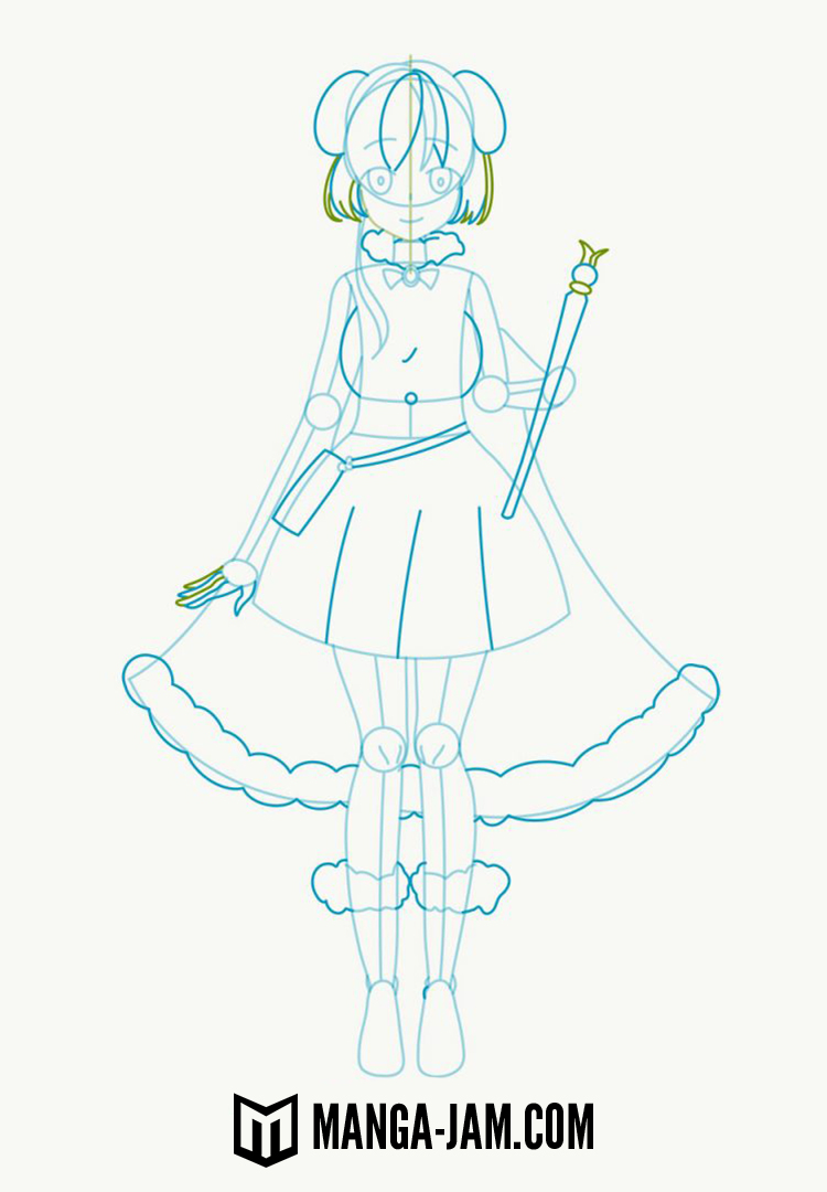 How to Draw Tsunomaki Watame from hololive 4th Generation 04