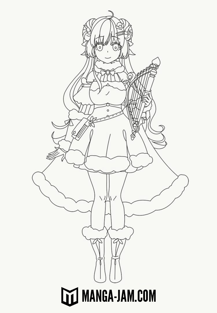 How to Draw Tsunomaki Watame from hololive 4th Generation 10