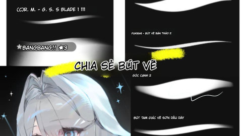 Bộ Cọ Procreate BangBang & Fudefude-GenZ Academy