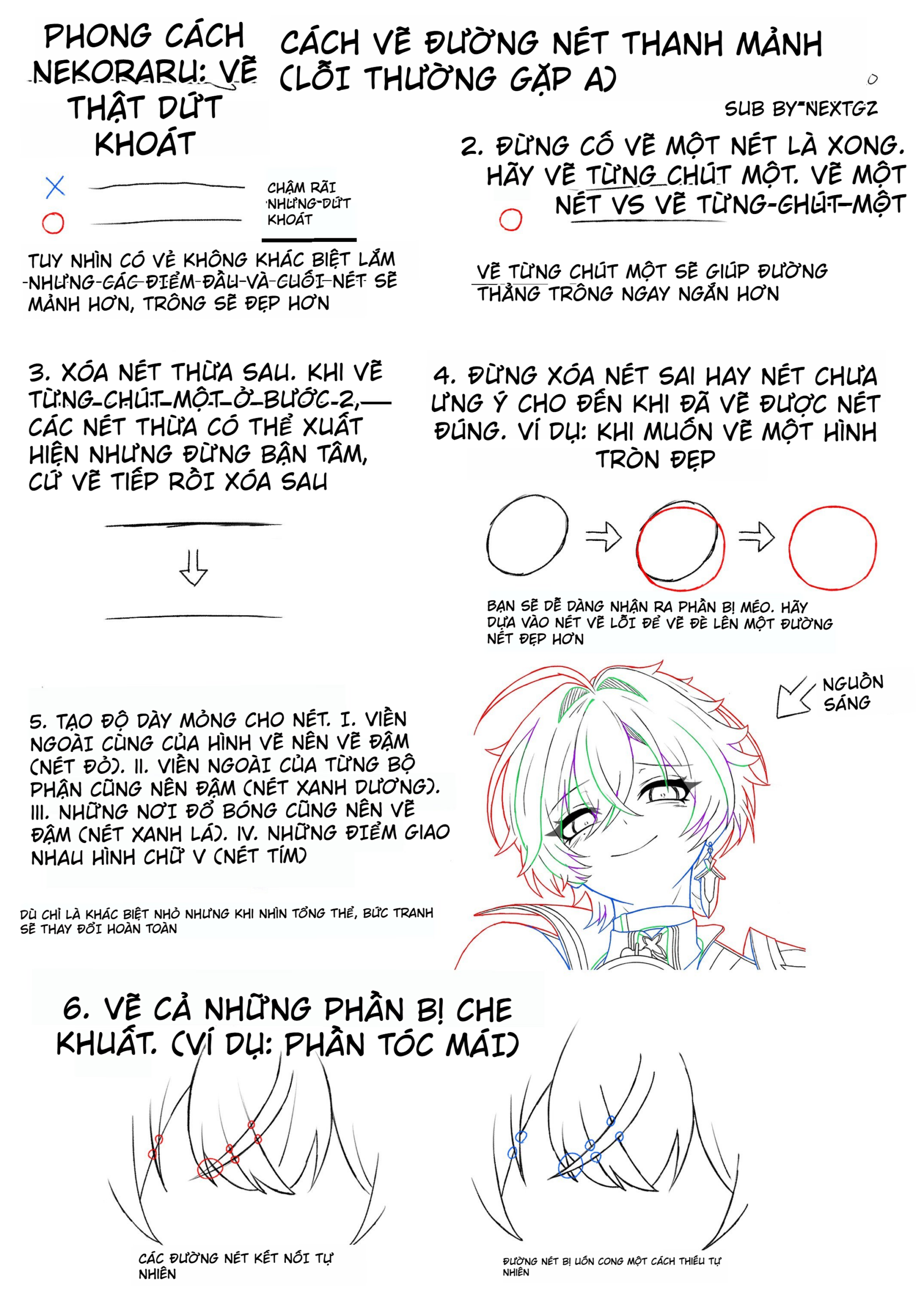 Cách vẽ lineart anime thanh mảnh và dứt khoát: kiểm soát nét, độ dày mỏng và ánh sáng 1 20260711222949320-2