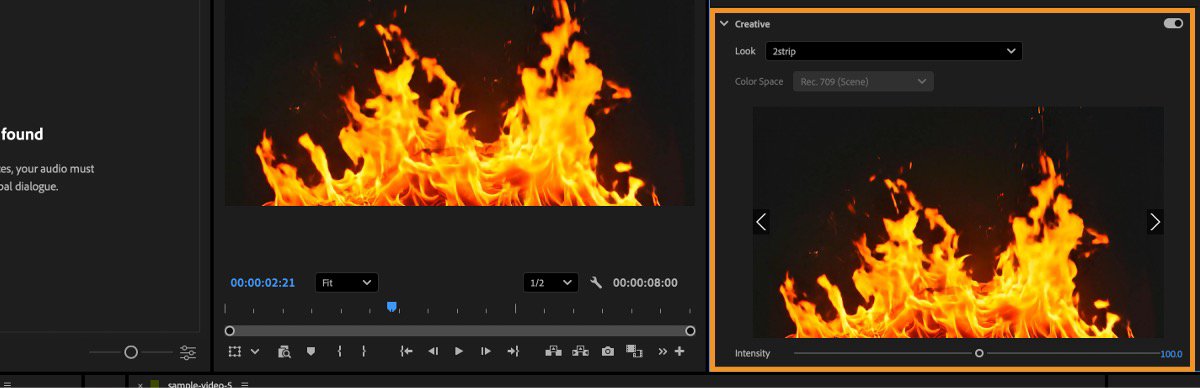 Quy Trình Hậu Kỳ Video Ngắn Bằng AI: Transcript, Rough Cut, B-roll, Âm Thanh Và QA 5 Bảng Creative của Lumetri Color để chọn Look và điều chỉnh intensity cho clip