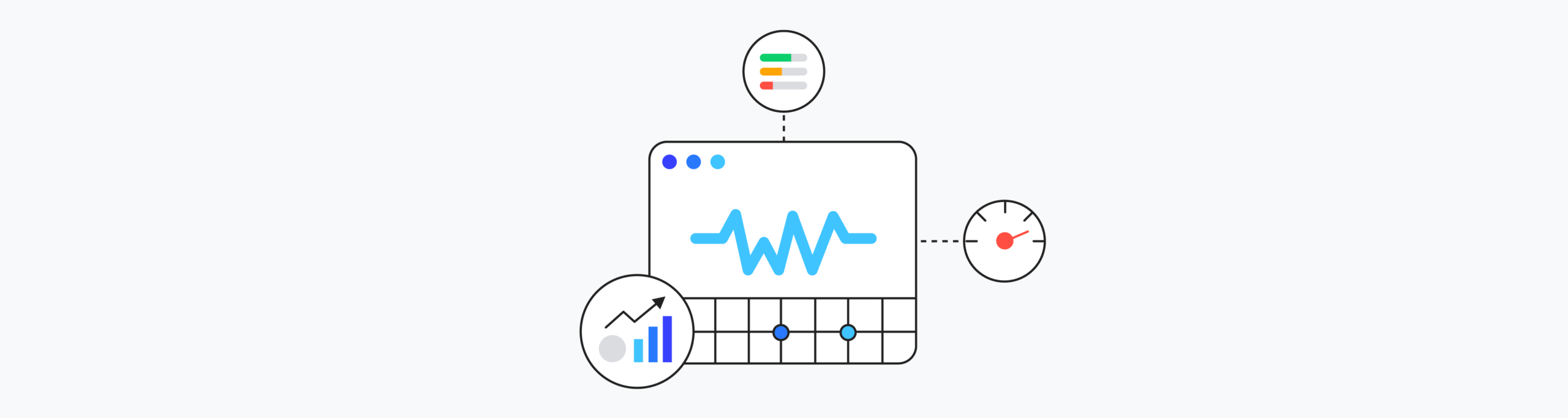 Thiết Kế Landing Page Chuyển Đổi Cao: Từ User Intent, Wireframe Đến Framer Và Webflow 9 Hình minh họa Web Vitals để kiểm tra hiệu suất landing page