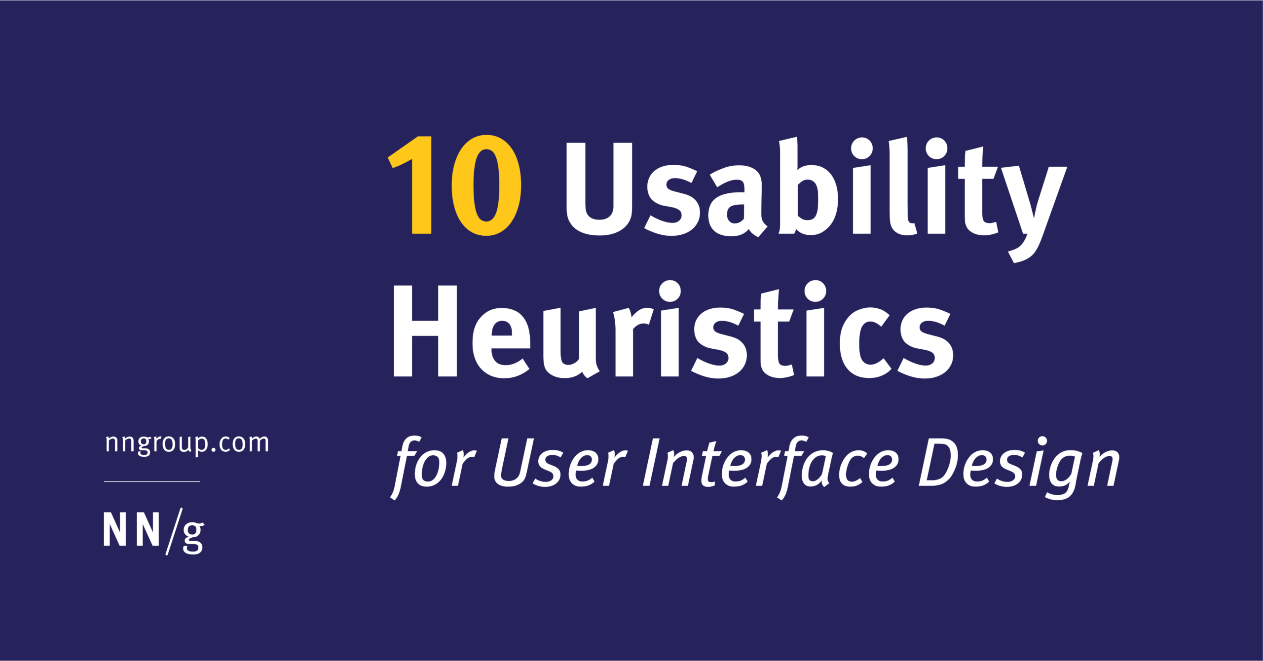 Thiết Kế Landing Page Chuyển Đổi Cao: Từ User Intent, Wireframe Đến Framer Và Webflow 4 Hình minh họa mười nguyên tắc usability heuristics của Nielsen Norman Group