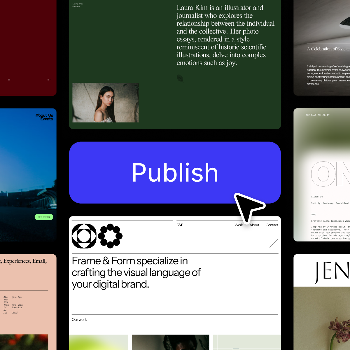 Quy trình đưa thiết kế từ ý tưởng đến website trong Figma minh họa sự liên kết giữa typography, layout và triển khai