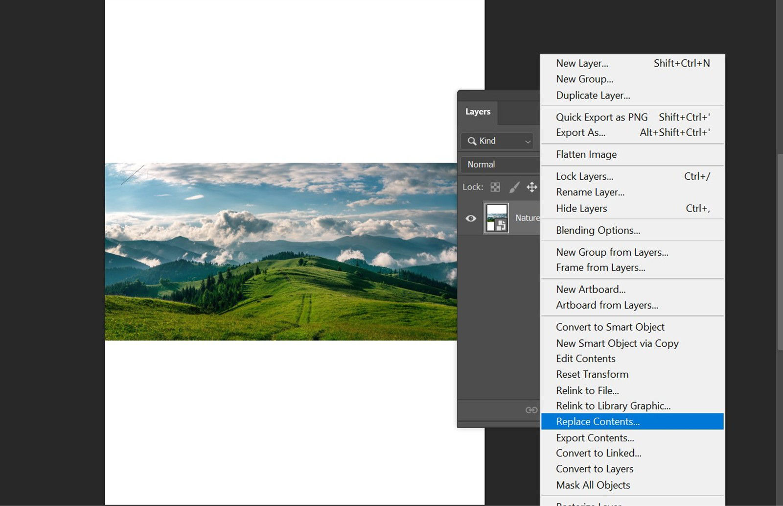 Từ Kỹ Năng Thành Sản Phẩm Số Đầu Tiên: Template, Brush, Preset Và Checklist 4 Lớp Smart Object trong Photoshop giữ chất lượng khi thay thế tài sản