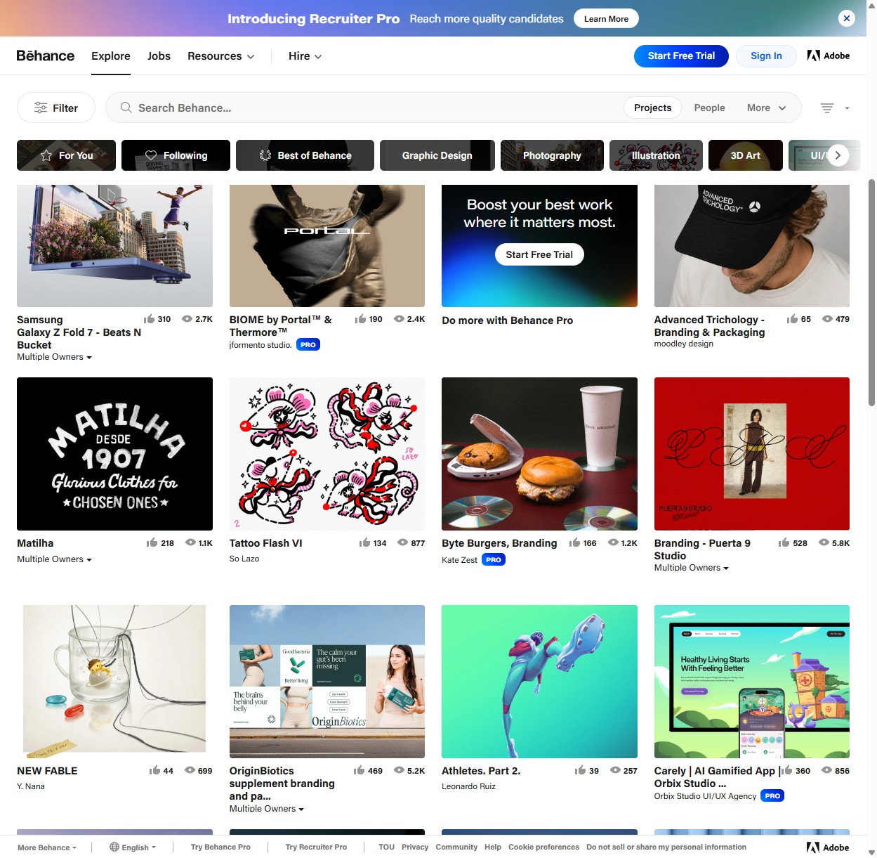 Ảnh chụp Behance chính thức cho portfolio digital art phần 6
