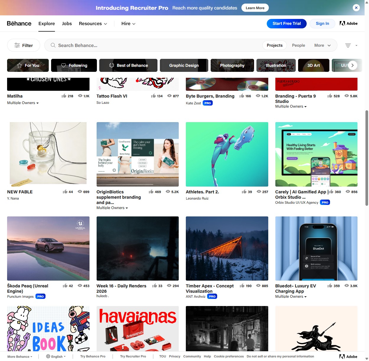 Ảnh chụp Behance chính thức cho portfolio digital art phần 7