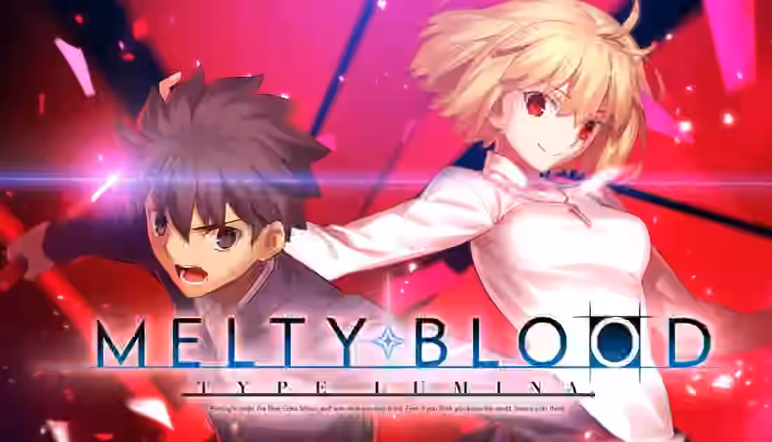 Artwork MELTY BLOOD TYPE LUMINA với Shiki Tohno và Arcueid Brunestud