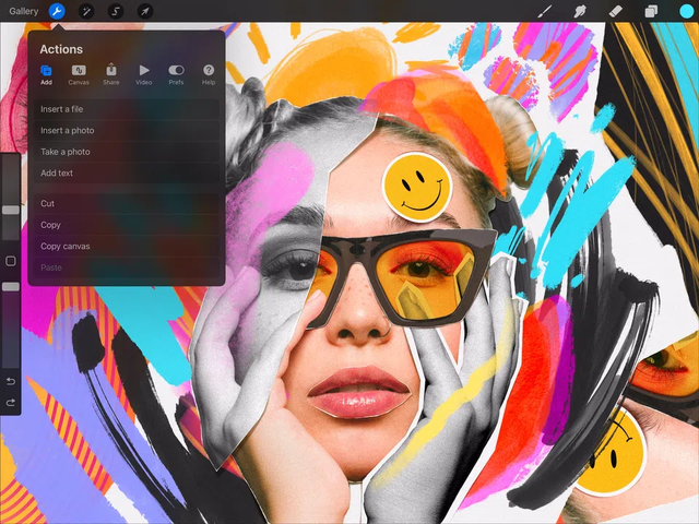 Thư mục brush Procreate 5.4 trong ứng dụng Files và iCloud Drive